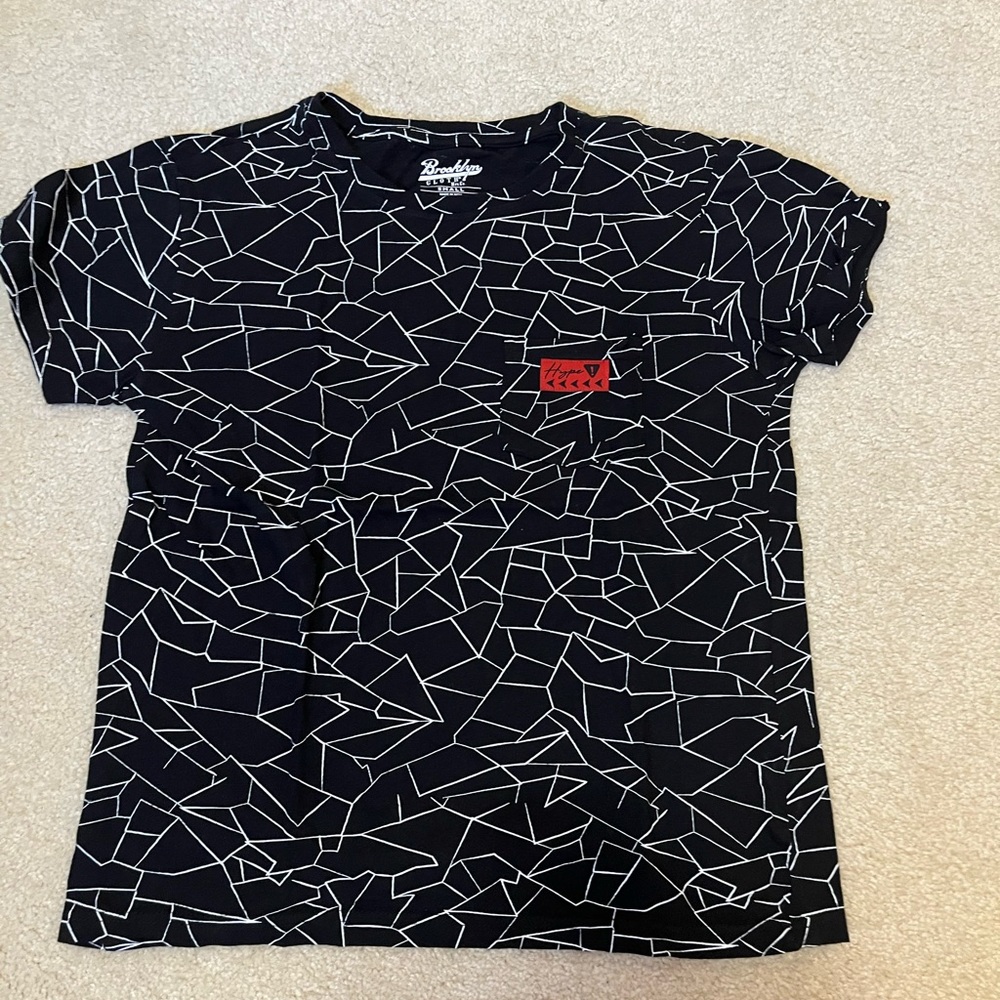 Black T-Shirt with Crazy Design